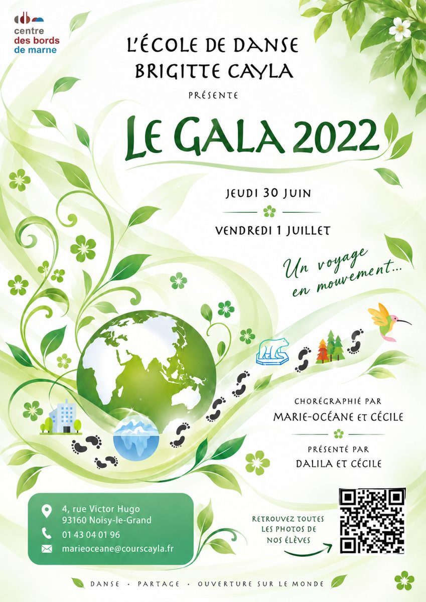 Affiche officielle du gala Respire — 2022